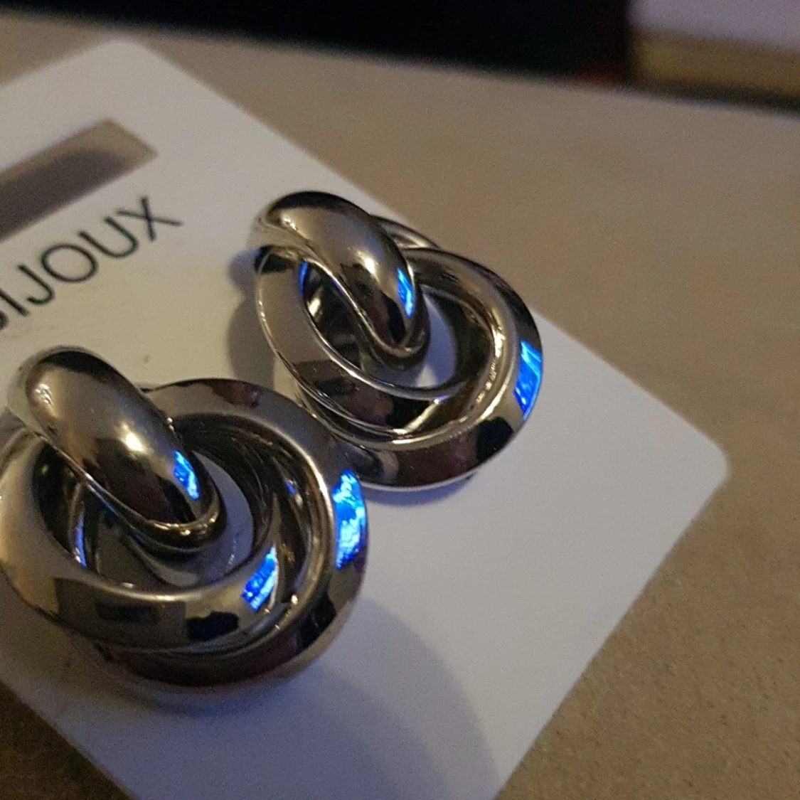 Silverfärgade örhängen  - 90