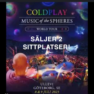 coldplaybiljetter - Coldplay biljetter, sittplats den 9e juli, köp direkt för 850kr styck❤️den ena är sektion Q1, rad 35 plats 678, den andra är sektion Q2 rad 26 plats 839❤️budgivningen är för en biljett, tar de två som budar högst(den som budar högst kan köpa båda)❤️❤️