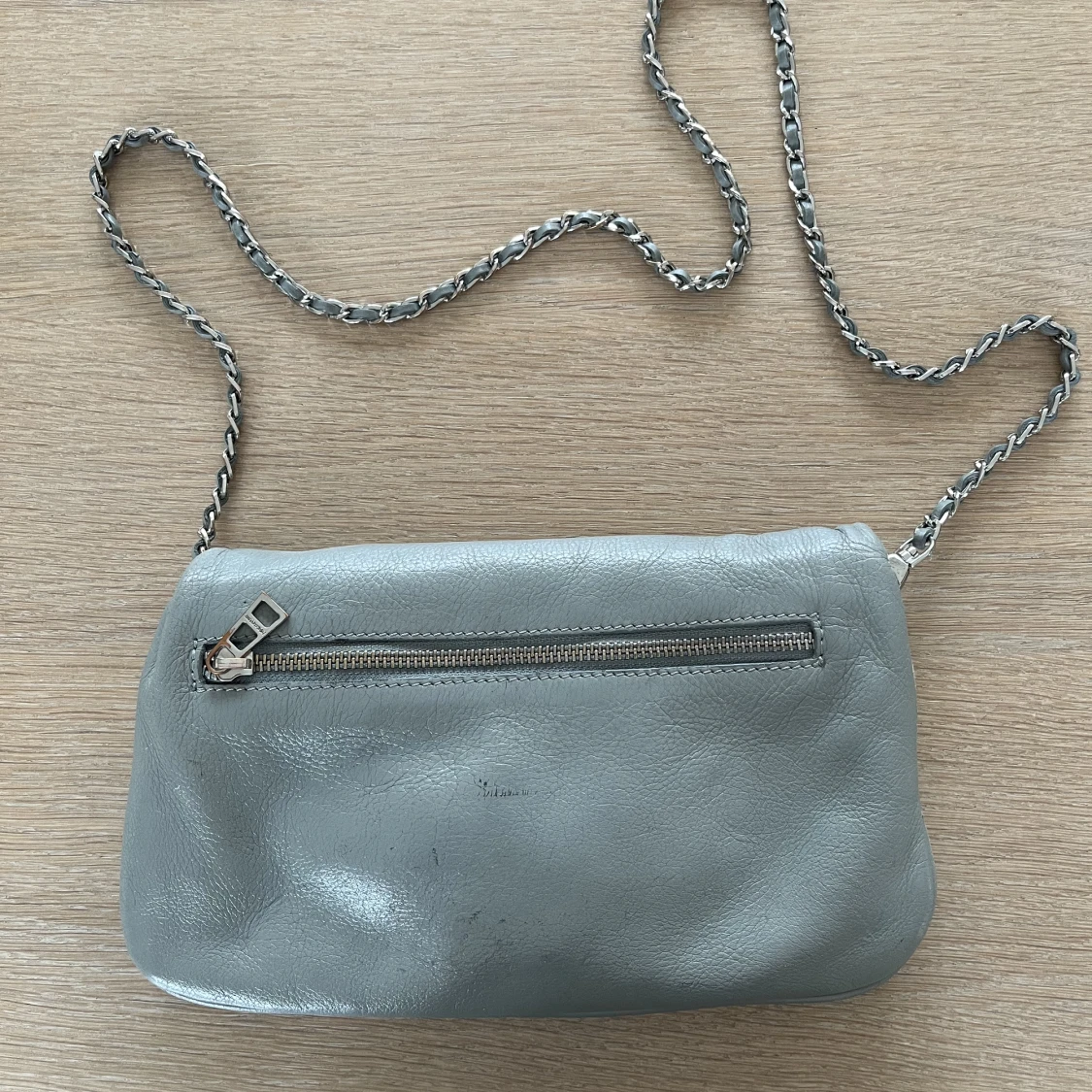 Zadig&Voltaire Rock Nano grey leather  - 90