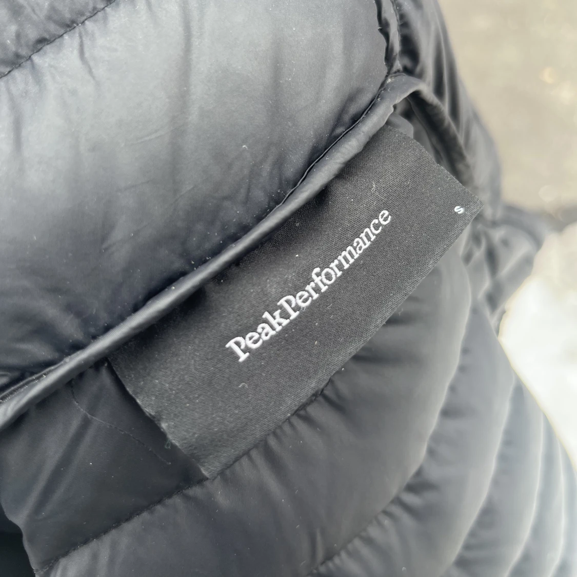 Svart Peak jacka, stl S - 91