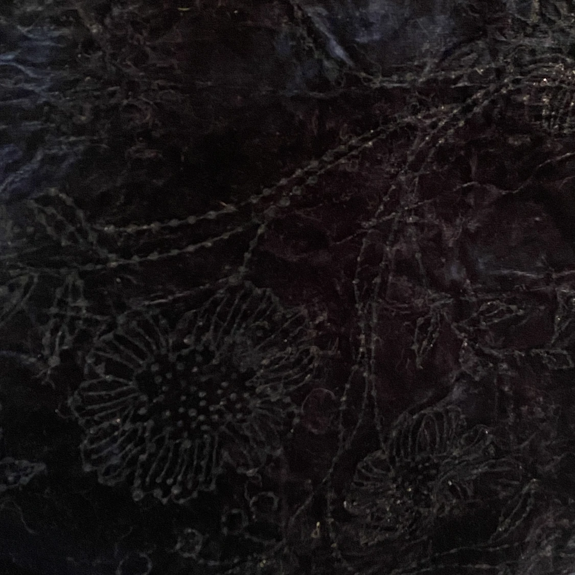 Blå tröja i sammet - 91