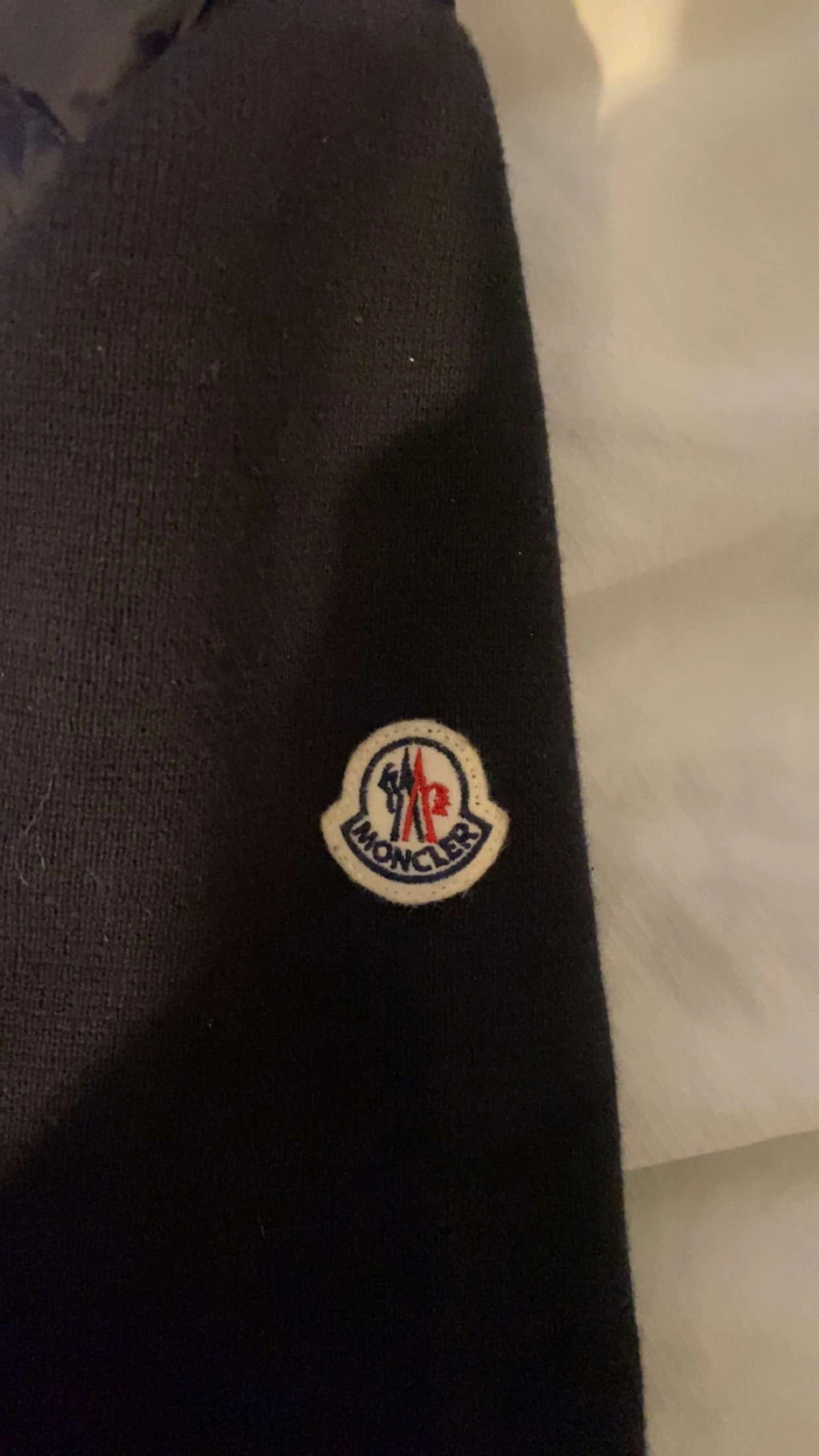 Moncler mörkblå cardigan - 90