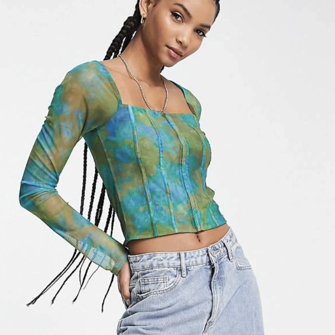 Blommig korsett  - 90