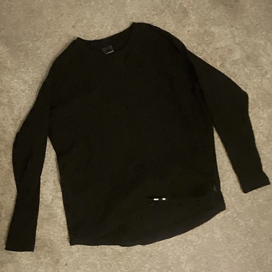 Svart sweatshirt 