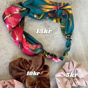Hår accessoarer  - Hårband från h&m, bruna och blåa från primark, de rosa från dollarstore, säljs pga ingen användning.