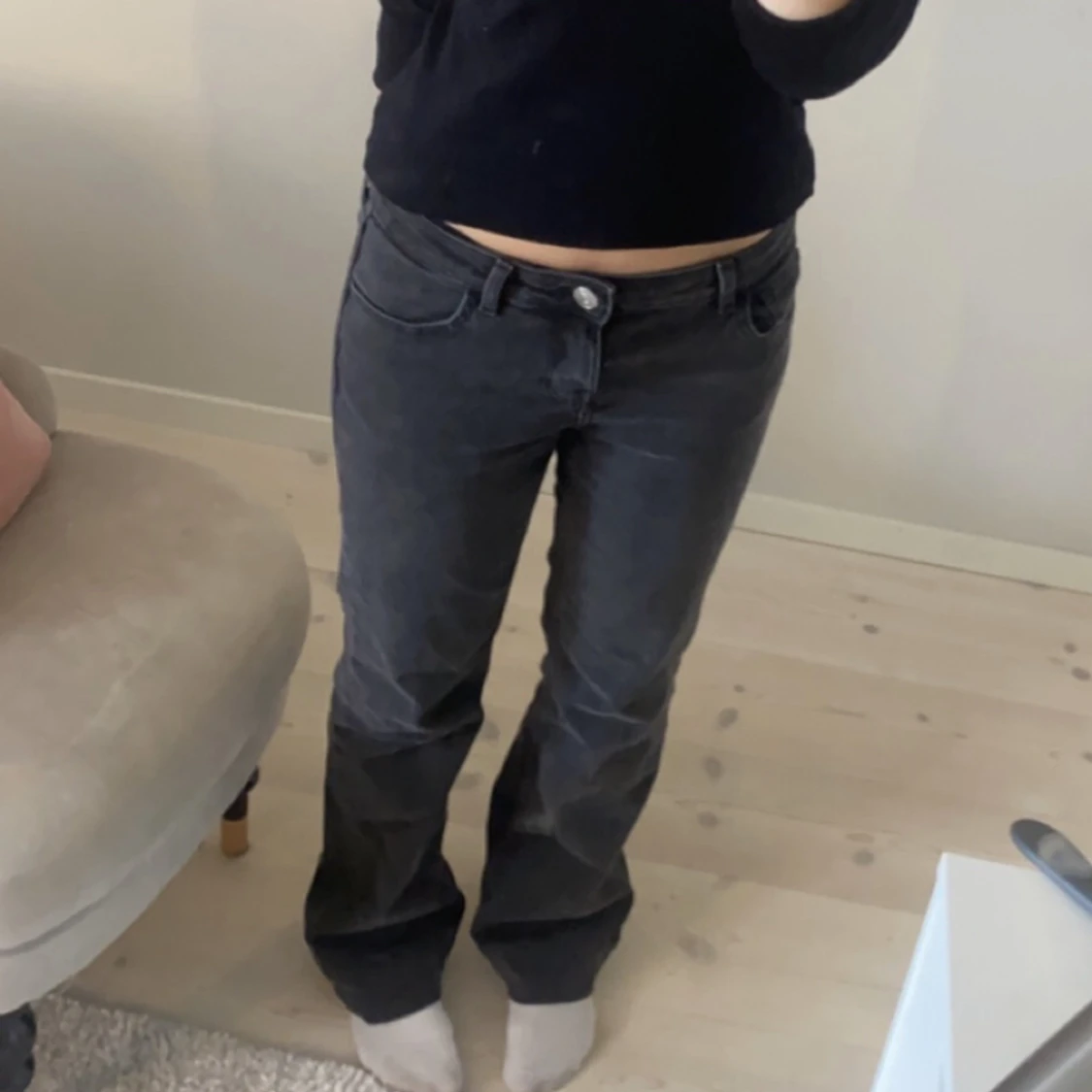 Lågmidjade jeans - 90