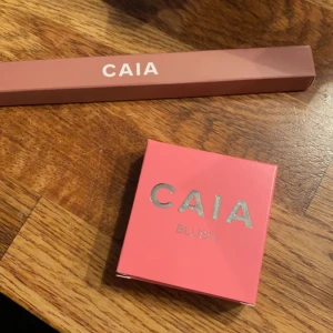 Caia smink - Läppenna i färgen Lovisa samt ett matt blush i färgen troublegum, helt oanvända💓Säljes endast tillsammans 