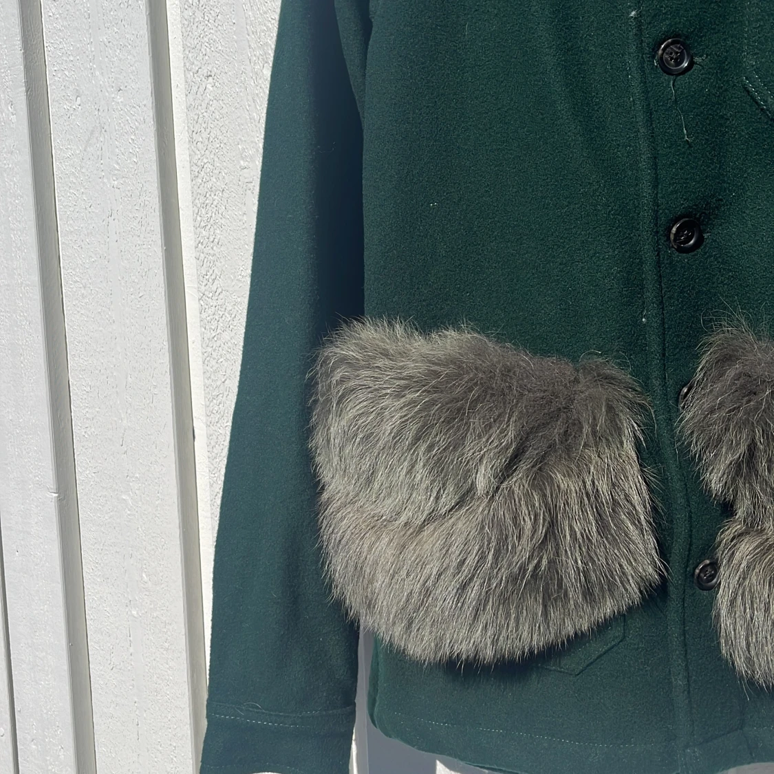 Mossgrön jacka  - 90