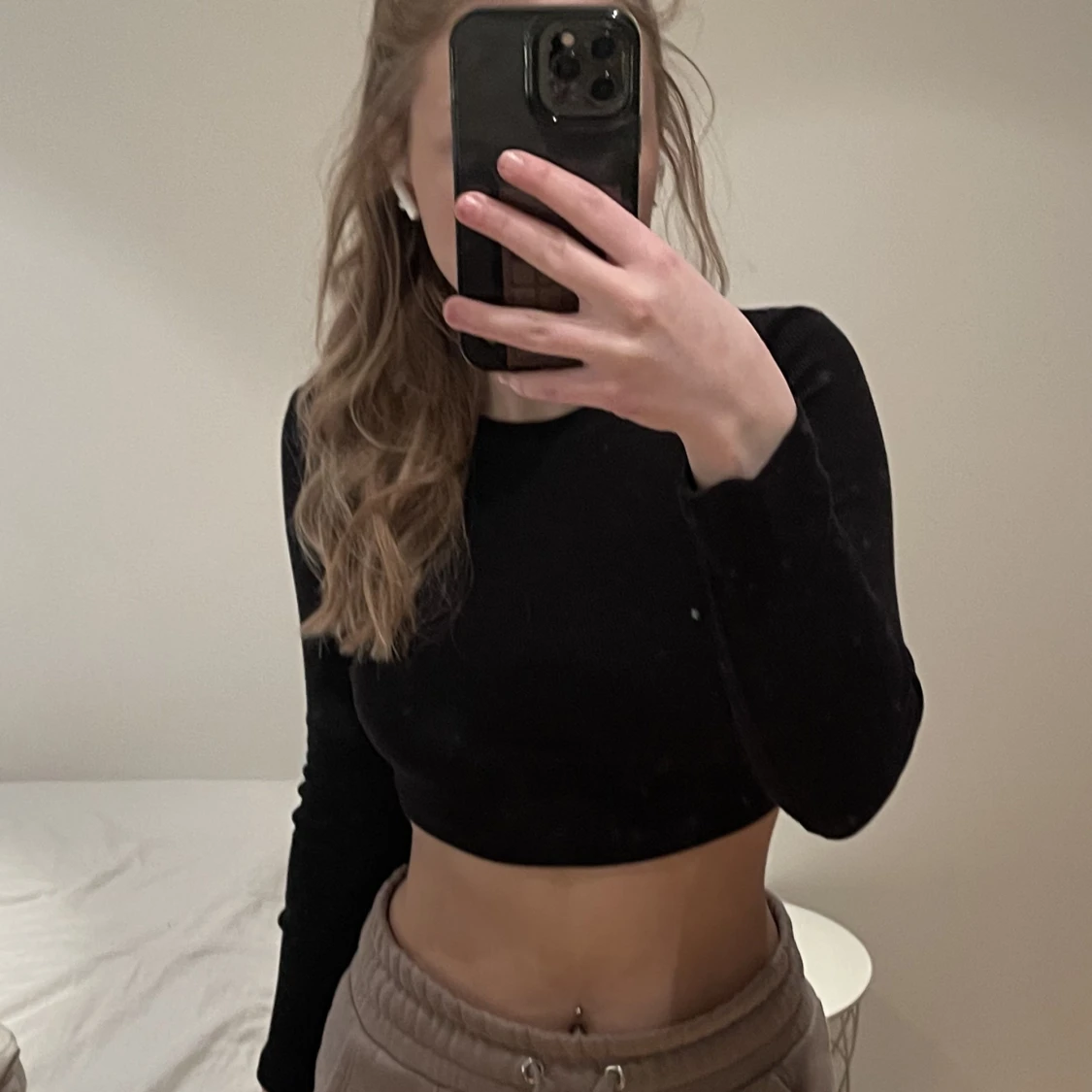 Snygg tröja med öppen rygg  - 90