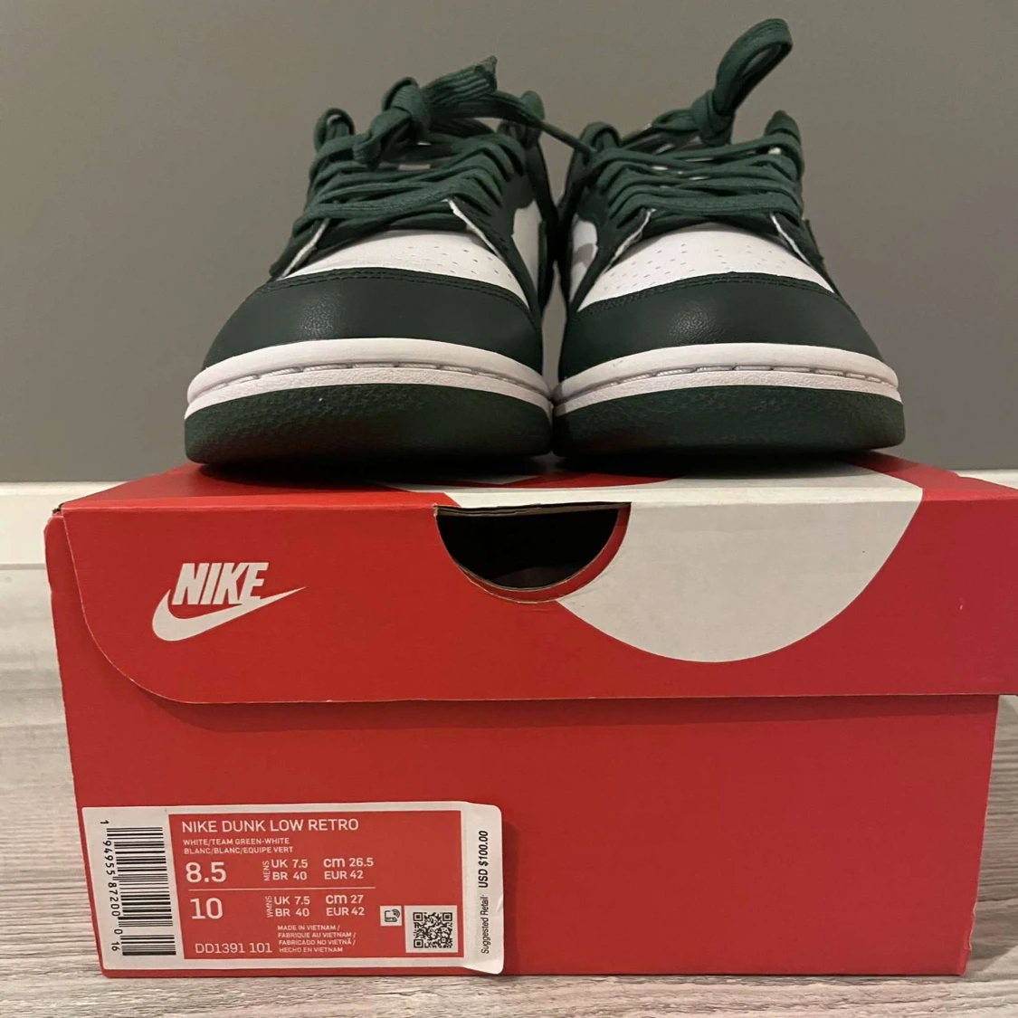 Nike Dunk Low ”Michigan State” - 90