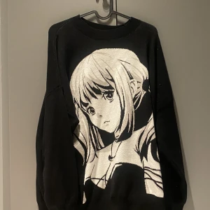 death note tröja - stickad tröja med misa amane tryck från death note🖤📔🖊