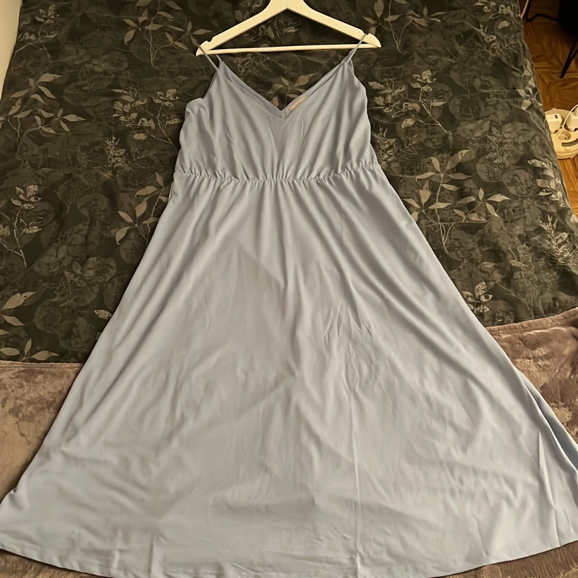 Blå långklänning - 90