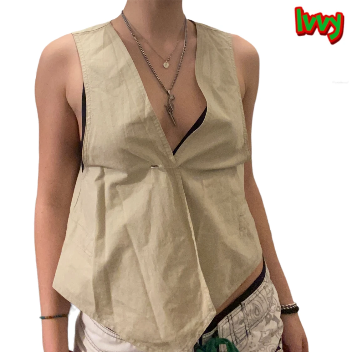 Beige vest  - 90