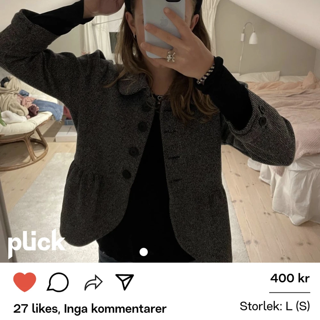 Trekvartsformad jacka - 91