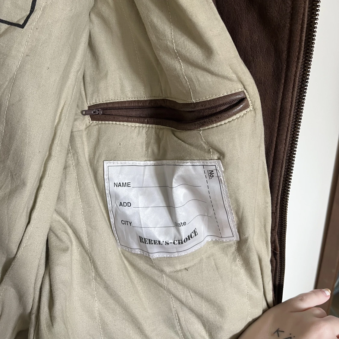 Vintage läderjacka - 90