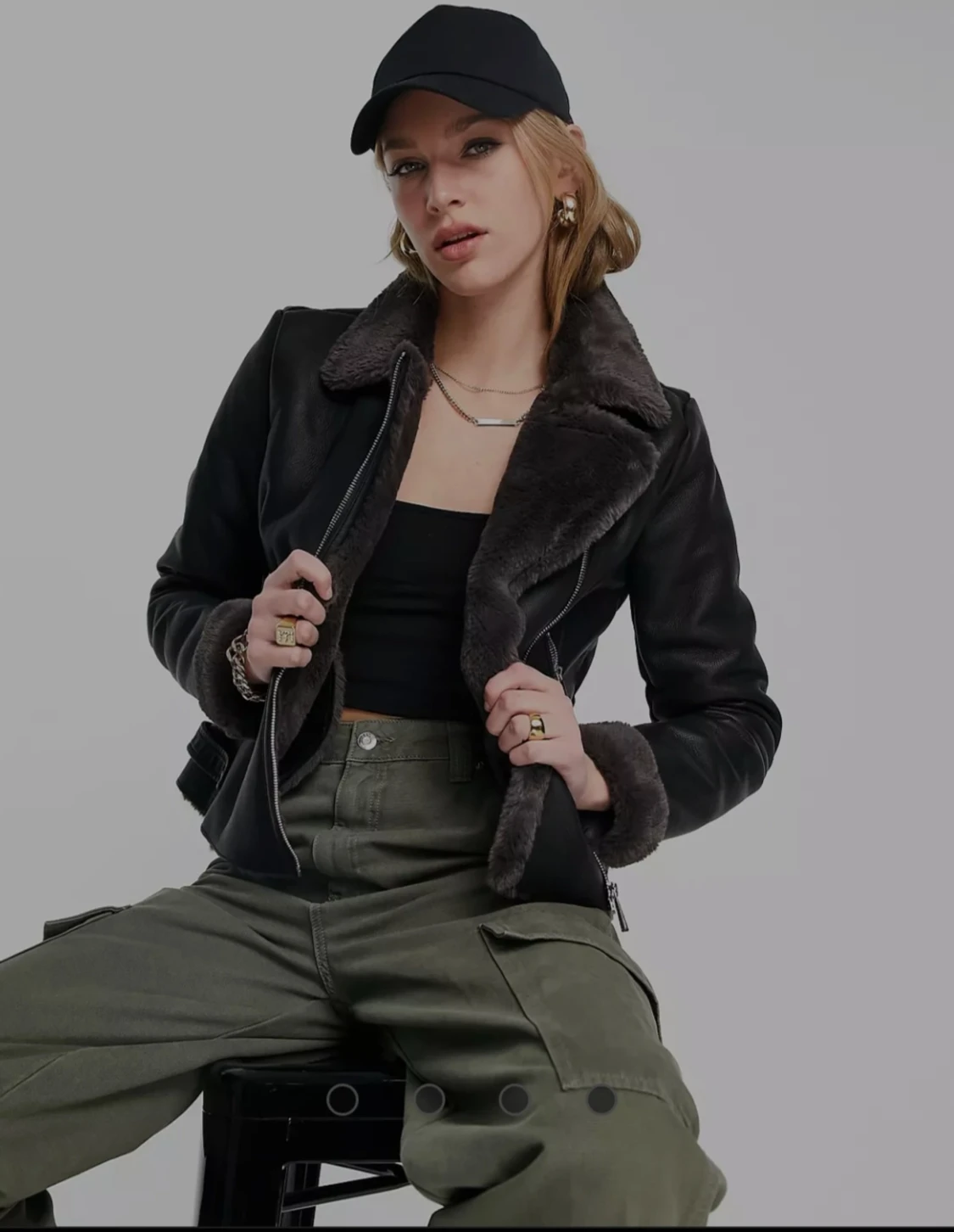 Pilotjacka från Mango