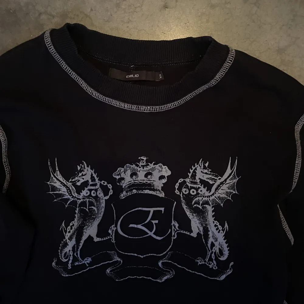 En tröja från emilio i storlek XS. 3 FÖR 2 ALLA PRODUKTER på sidan. Betalar ej frakt och kan mötas upp i uppsala/stockholm.. Hoodies.
