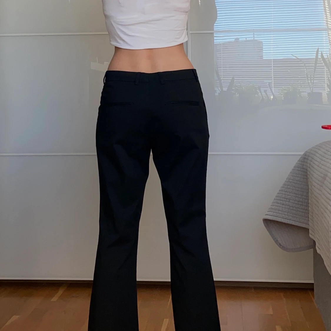 Lågmidjade kostymbyxor  - 90