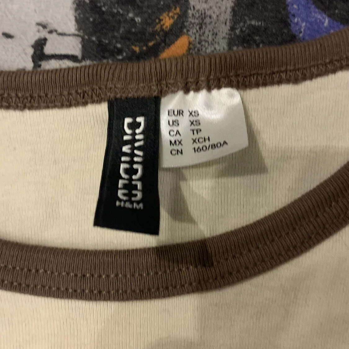 Brun/beige topp - 91