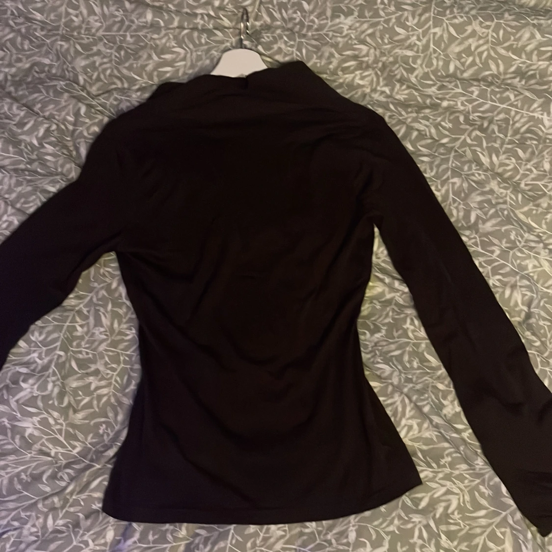 Mörkbrun långärmad tröja - 90