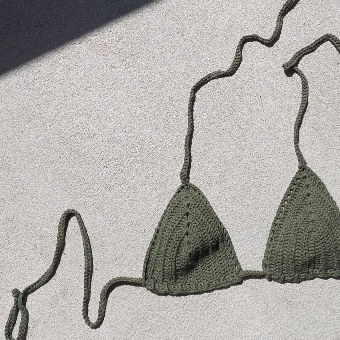 Virkad bikinitopp - 90