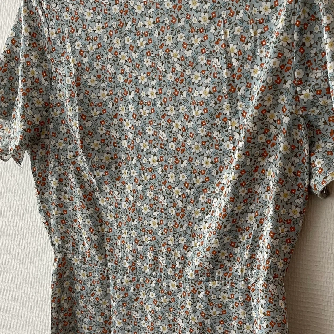 Klänning med blommor mönster - 91