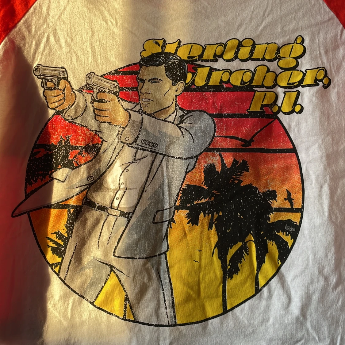 Långärmad tröja med tryck  - 90