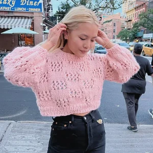 Reality Check Sweater XS - Handknitted light grey Reality Check Sweater in XS.