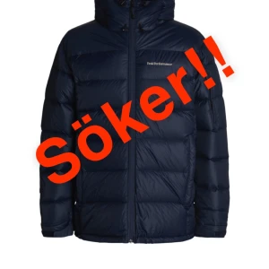 Peak performance dunjacka  - Jag söker en dunjacka. Ska vara ren inte söder. Helst ska kosta 850kr 