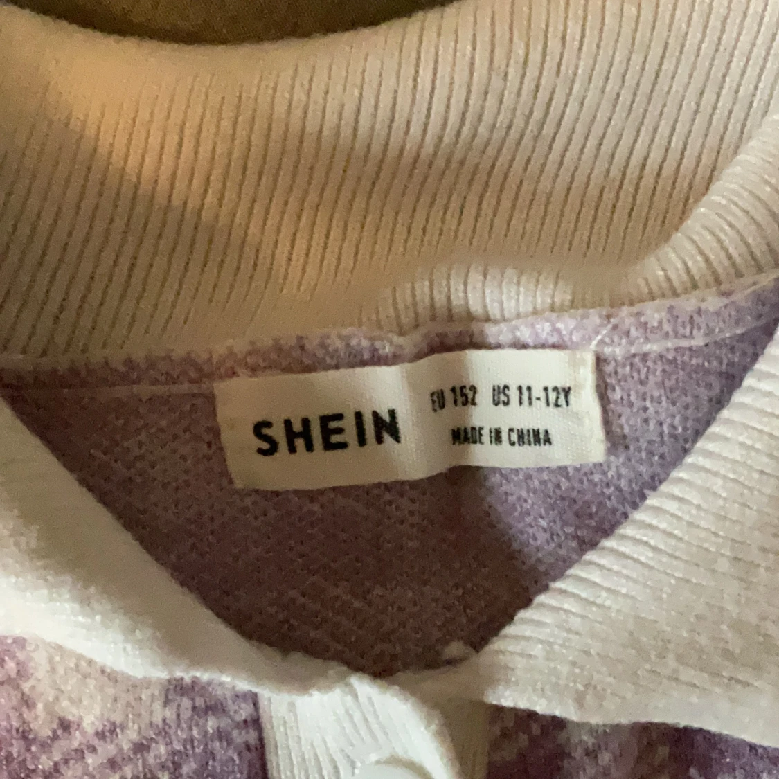 Rutig preppy tröja från shein storlek 152 funkar för xxs - 90