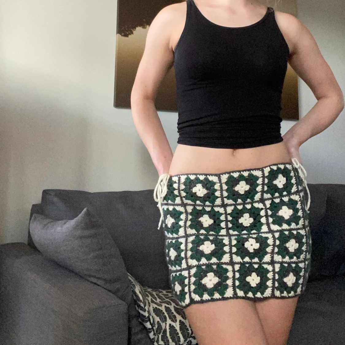 Virkad mini skirt  - 90