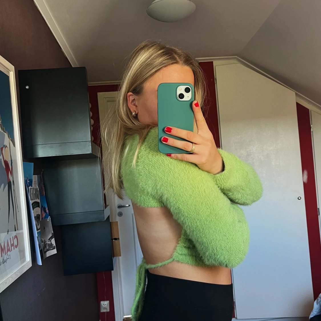 Tröja med öppen rygg