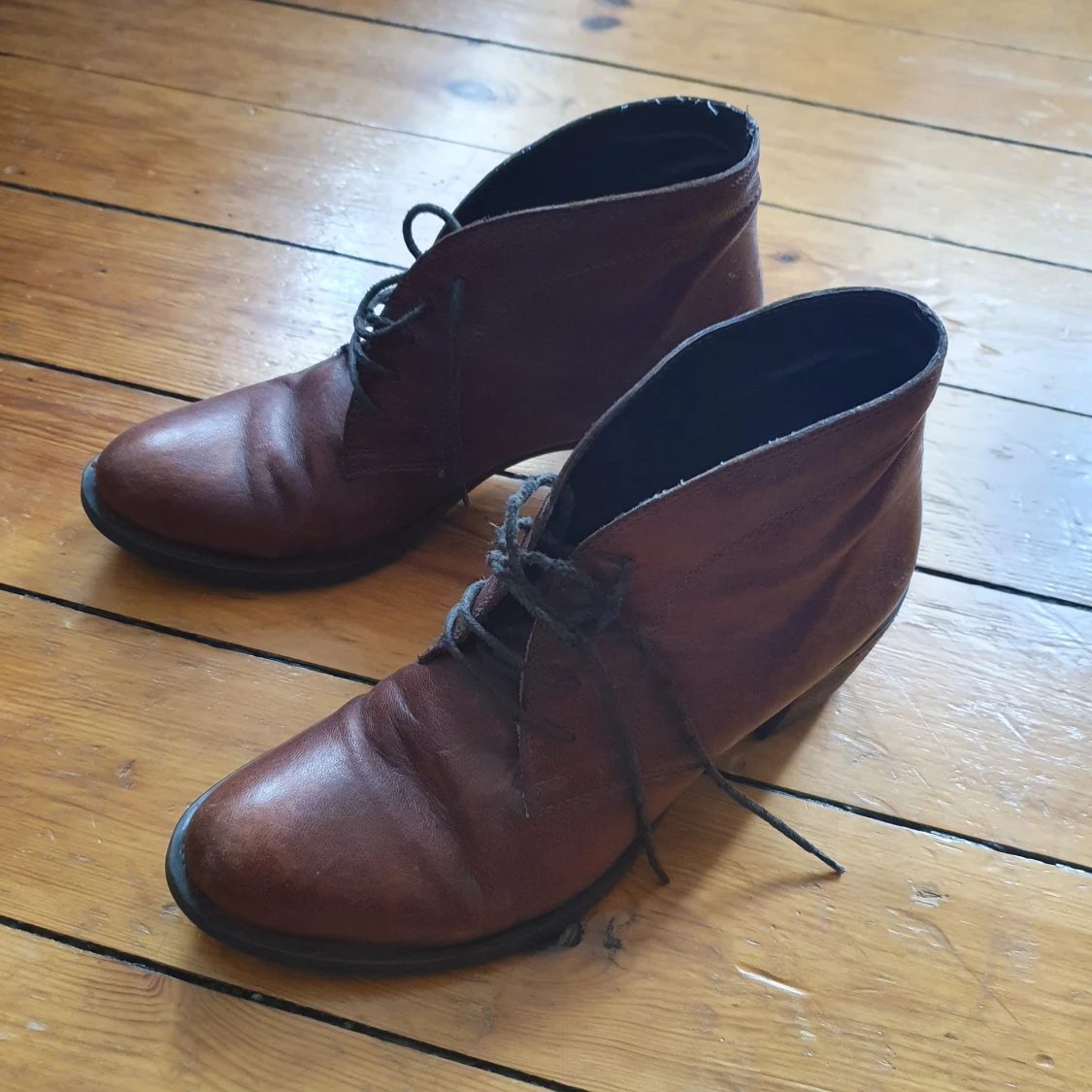 vintage läderboots - 91