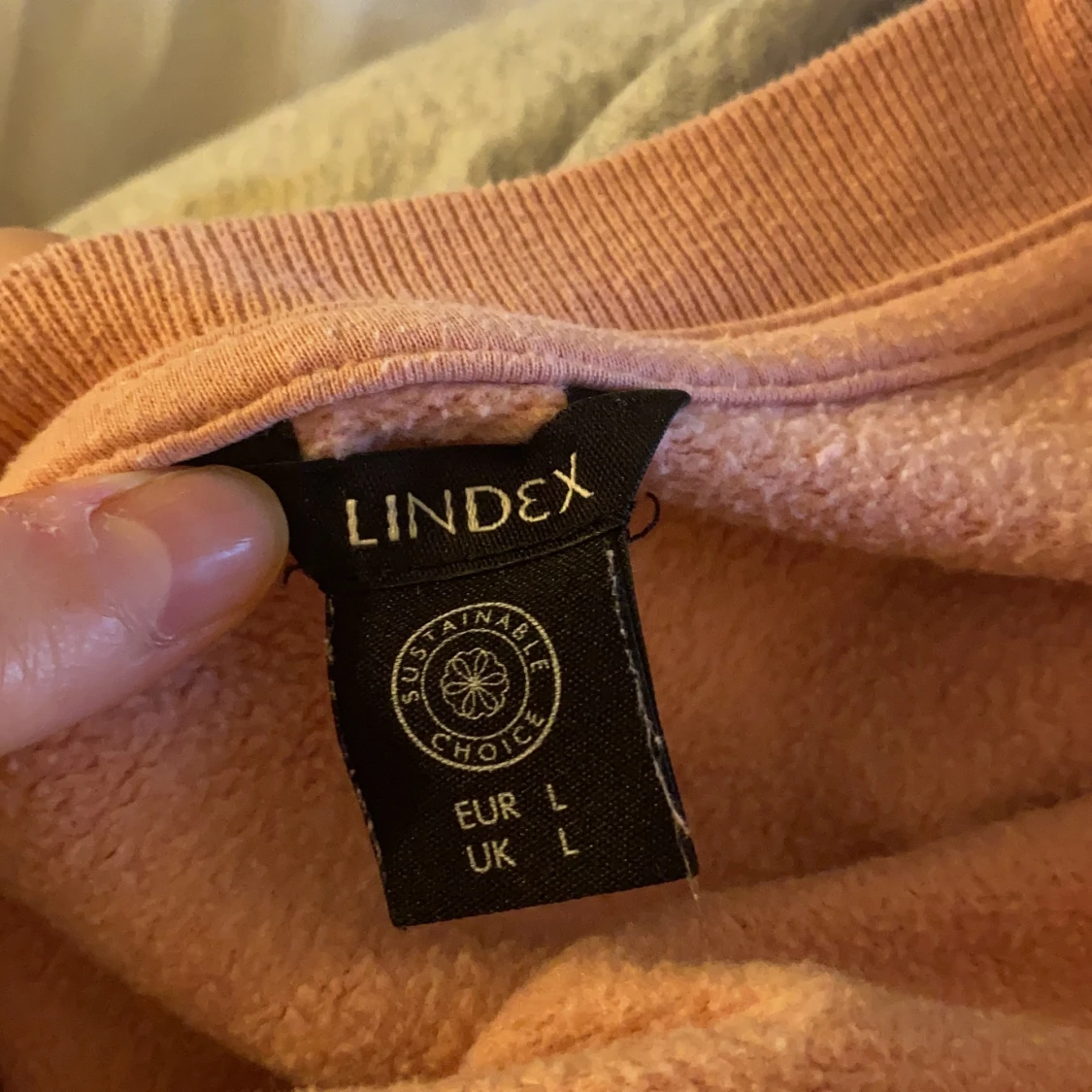 Rosa kroppad sweatshirt  - 91