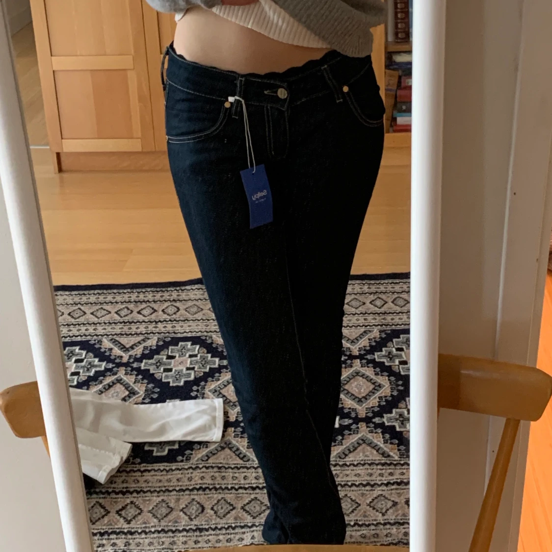 Met initaly Lågmidjade jeans  - 90