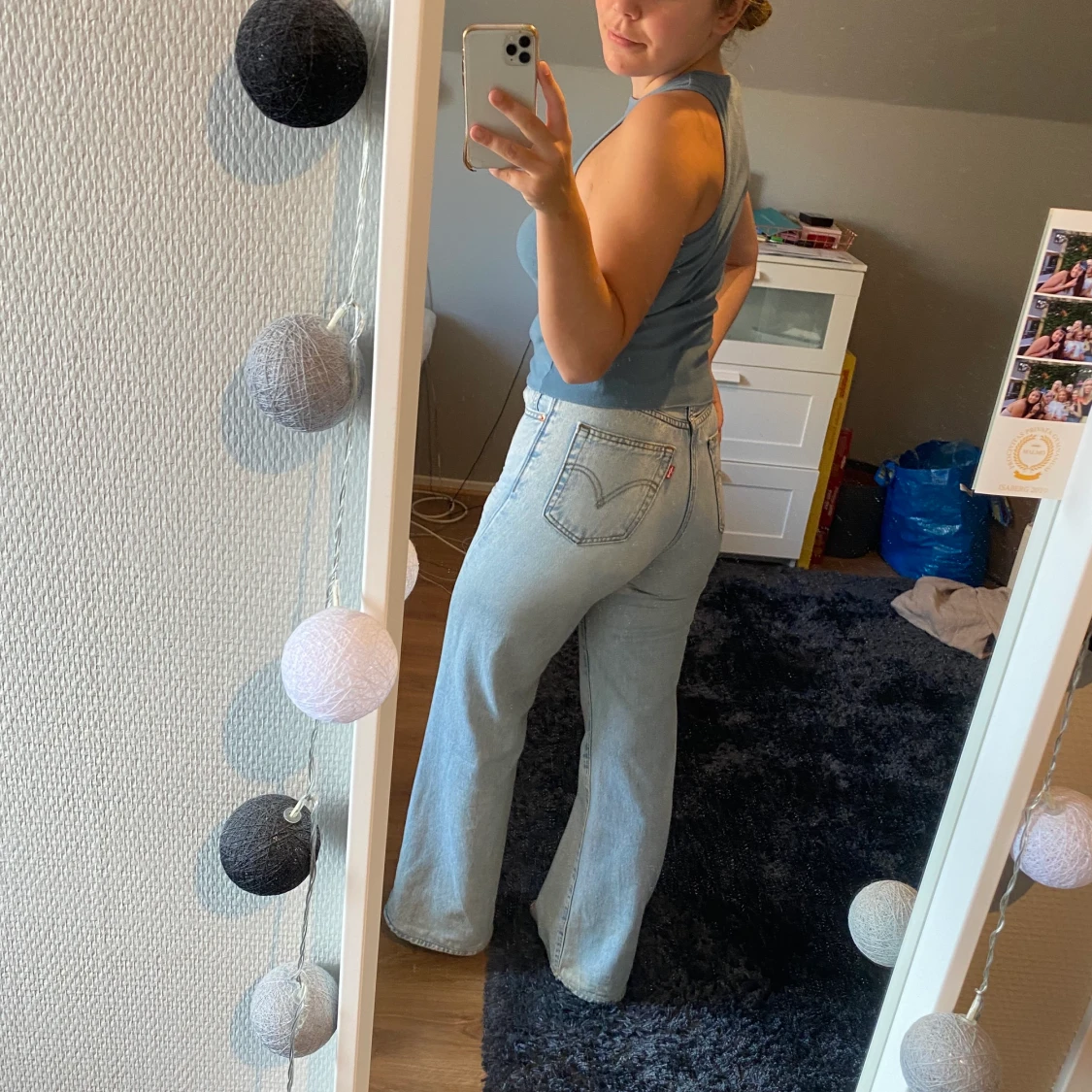 Levis ribcage wide leg storlek 25 - 90