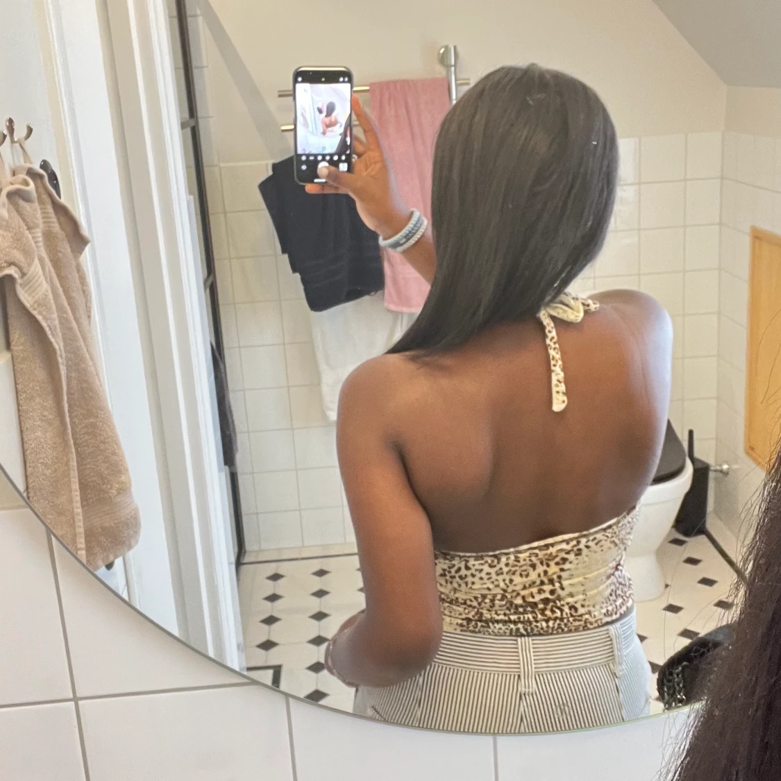 Halterneck topp - 90