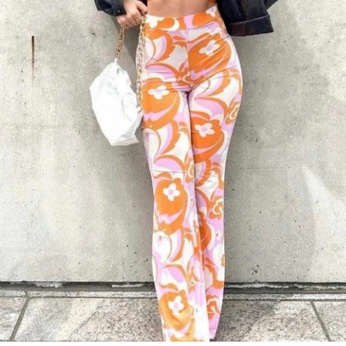 Trendiga färgglada byxor - 90