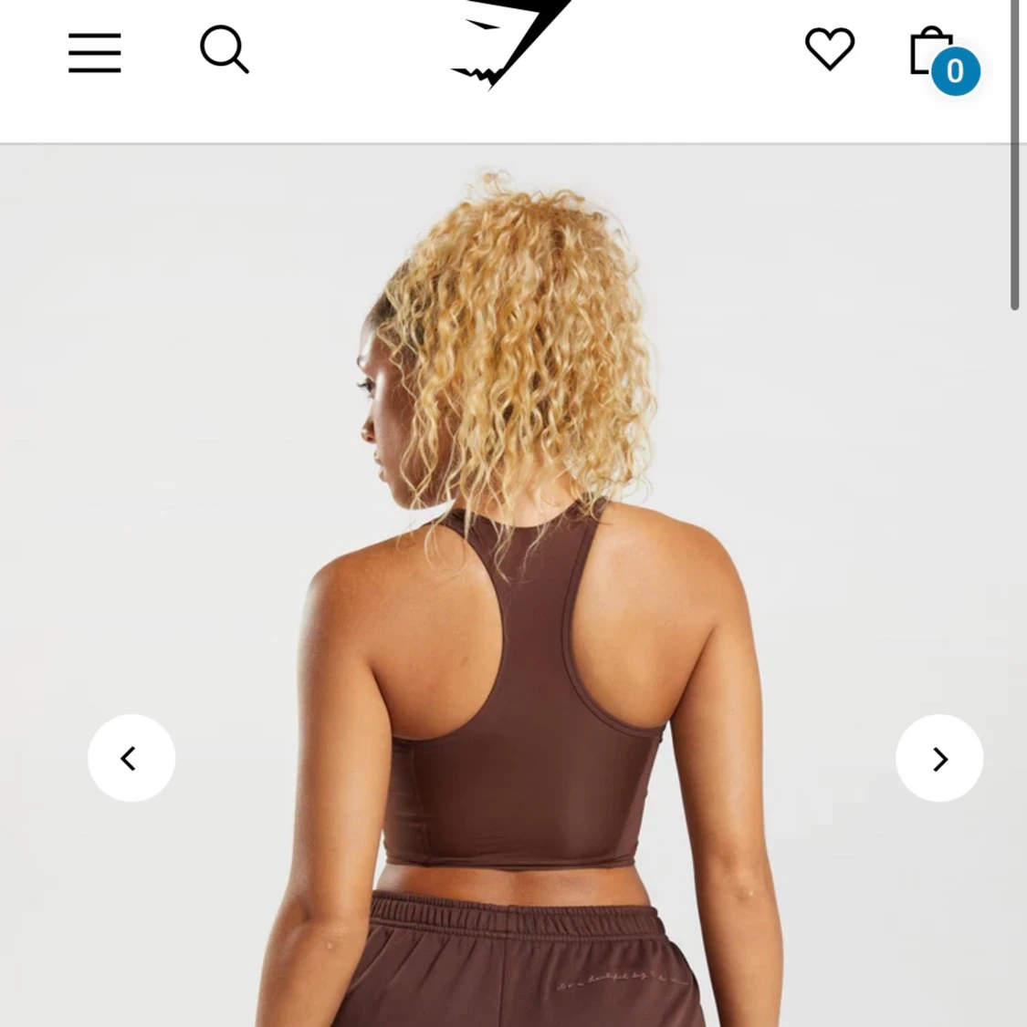 Whitney crop tank, gymshark  - 90