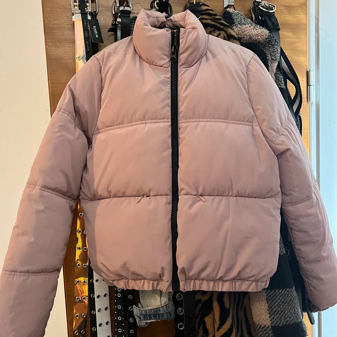 Rosa pufferjacket