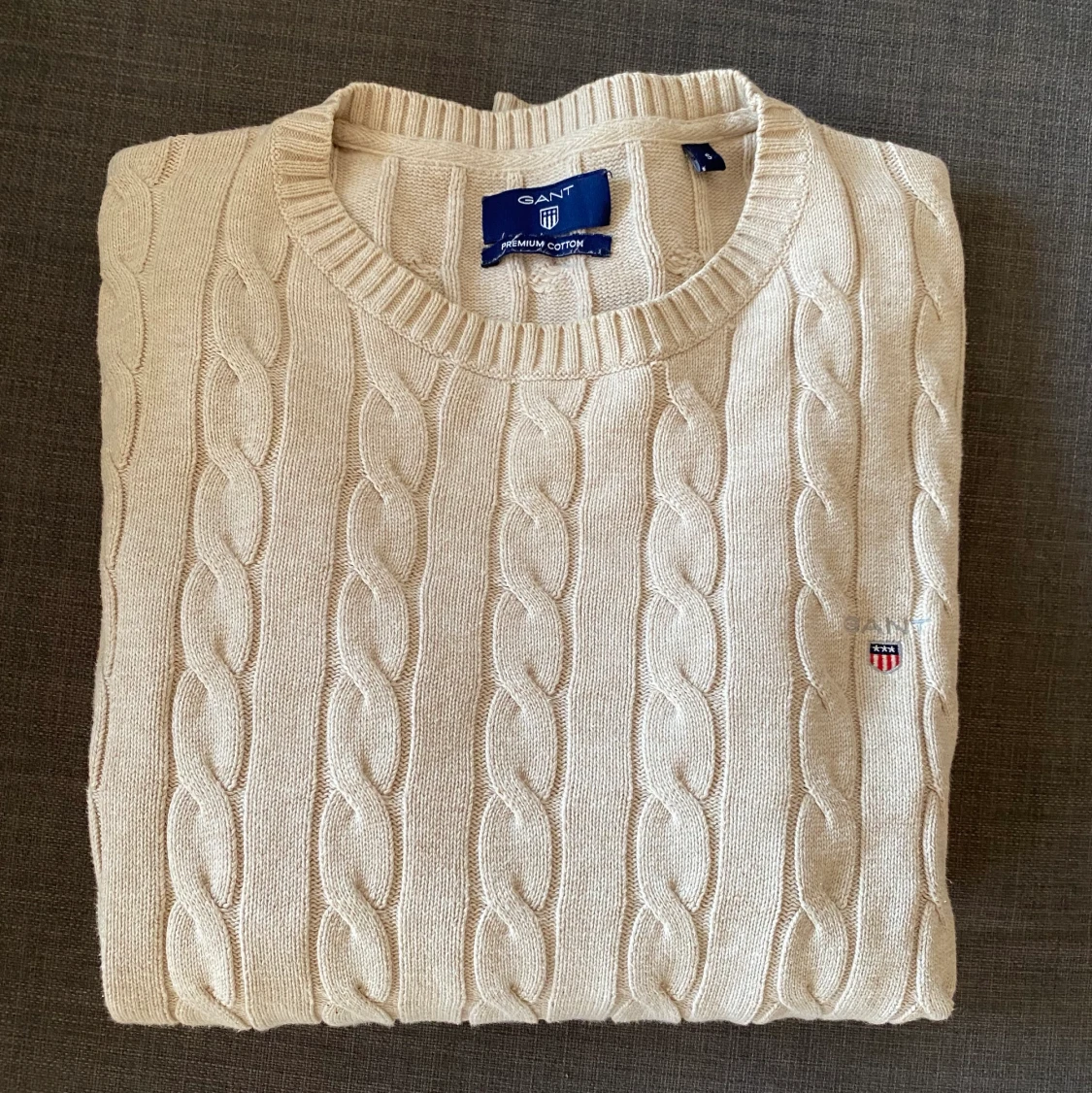 Kabelsticksd tröja från gant - 90