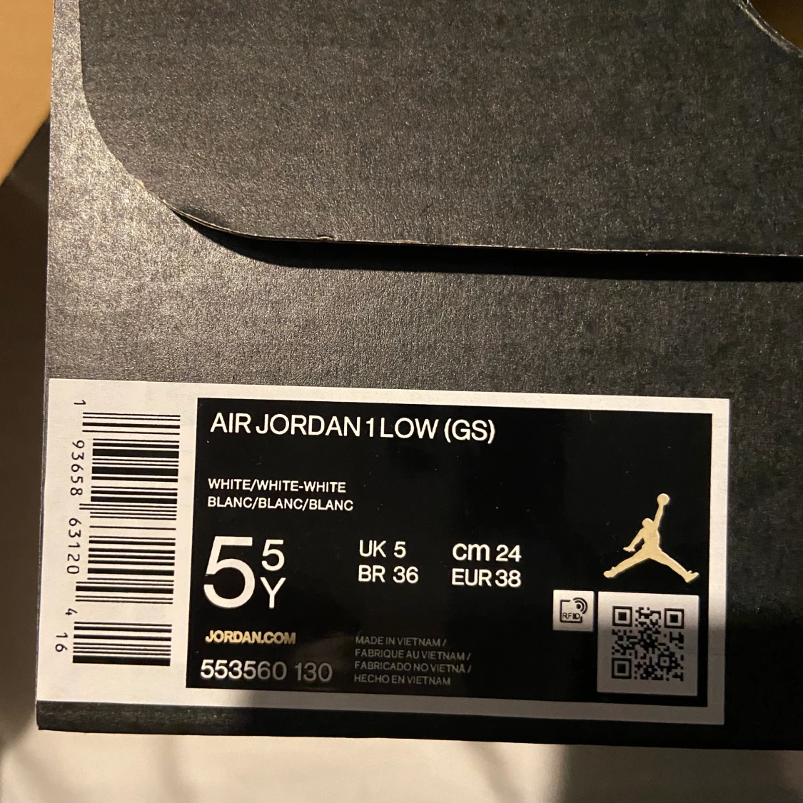 Jordan 1 Low White  - 90