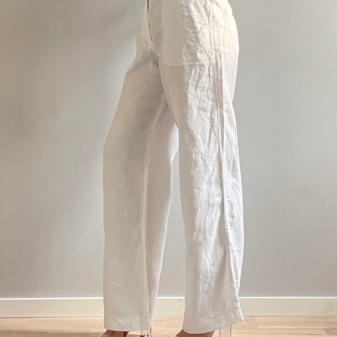 Vita linnebyxor  - 91