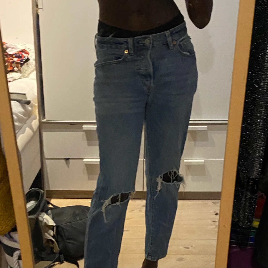 Lager 157 wide straight jeans