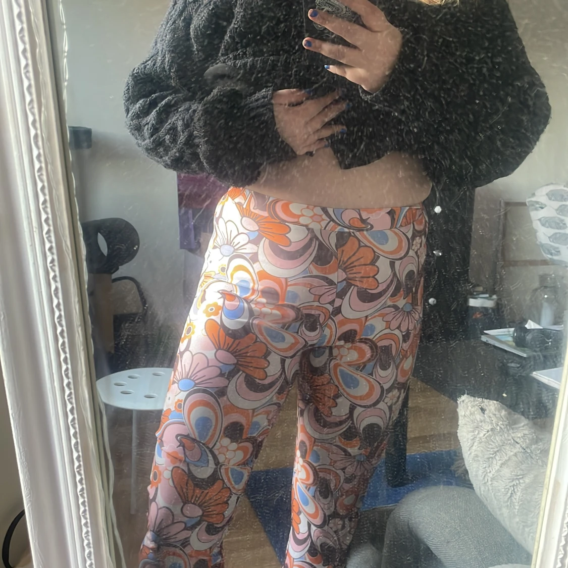 Flower power byxor  - 90