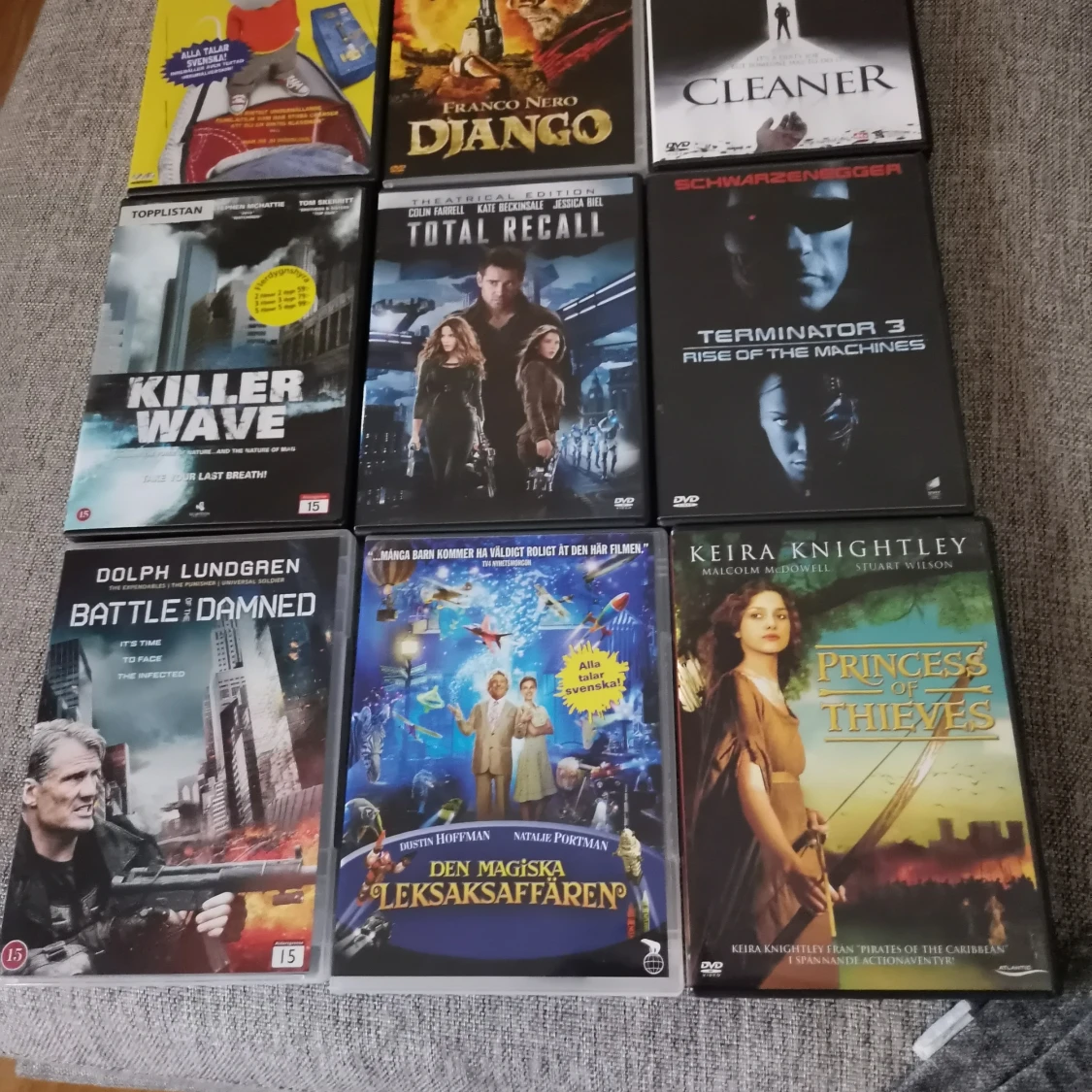 12 st dvd filmer 20 kr st eller alla för 180