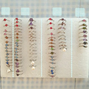 Vintage ringar  - FÖRST TILL KVARN! RESTAURERADE Ringar🧚‍♀️♻️ 25kr~ring med glaskristall & 30kr~ring med pärla (+frakt) Jättefina vintage ringar som har putsats och rengjorts. Givna nytt liv istället för att slängas♻️ Kan finnas färg variation på ringarna p,g,a oxidation tid❤️‍🩹🌷