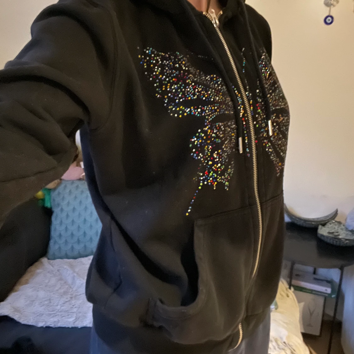 rhinestone kofta - 90