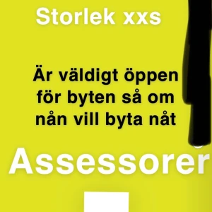Xxs  - Har storlek xxs vill gärna byta mot kläder och assessorer 