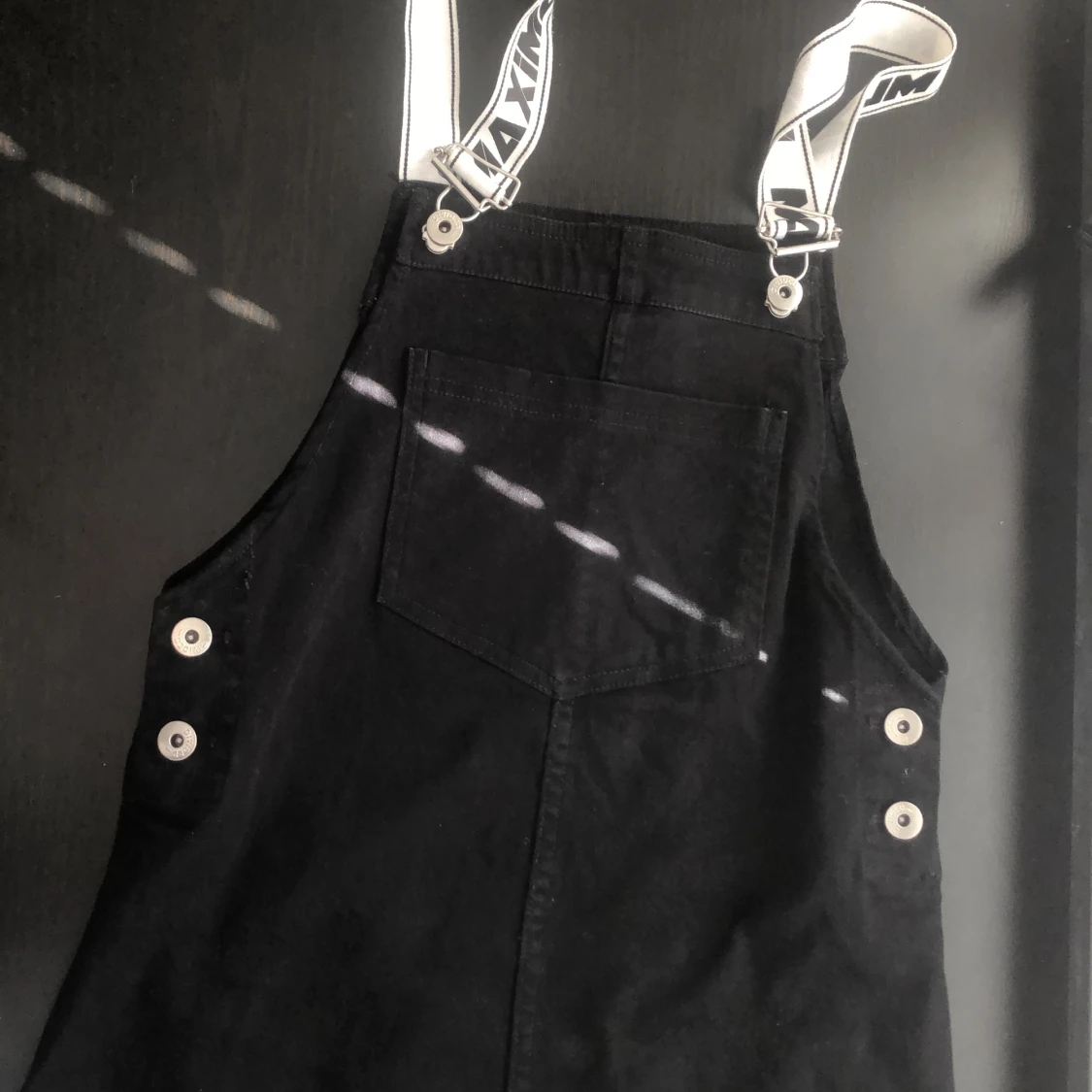 Black skirt overalls from H&M, size EU 32, UK 4, CN 155/76A